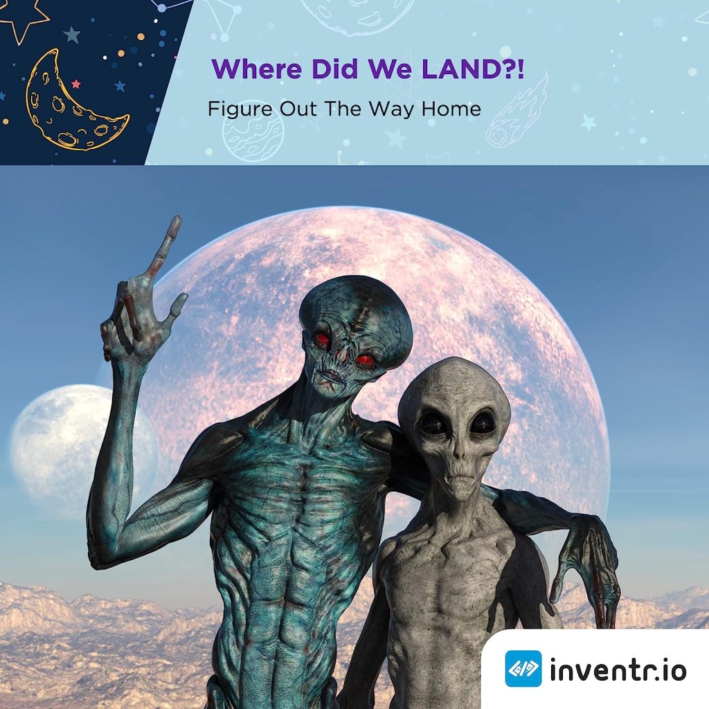 inventr.io | Adventure Kit: 30 Days Lost in Space for Exploratory Skills | Arduino IDE Compatible | Coding Challenge | Kids  Teens Robotics Project | Engineering Set by NASA Researcher