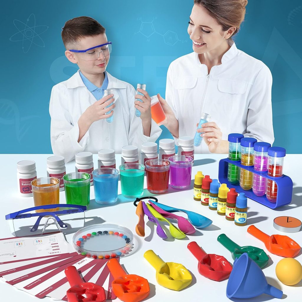 SNAEN Science Kit with 30 Science Lab Experiments,DIY STEM Educational Learning Scientific Tools for 3 4 5 6 7 8 9 10 11 Years Old Boys Girls Kids Toys Gift