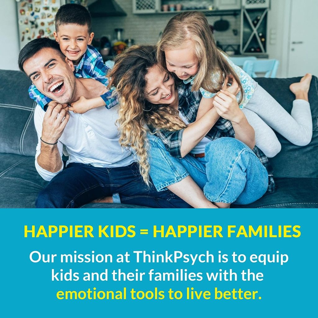 ThinkPsych Roll with It - Coping Dice - Emotional Intelligence  Social Emotional Learning - Anger Management Toys and Anxiety Relief for Kids - Fun Therapy Games for Kids, Counselors, and Families