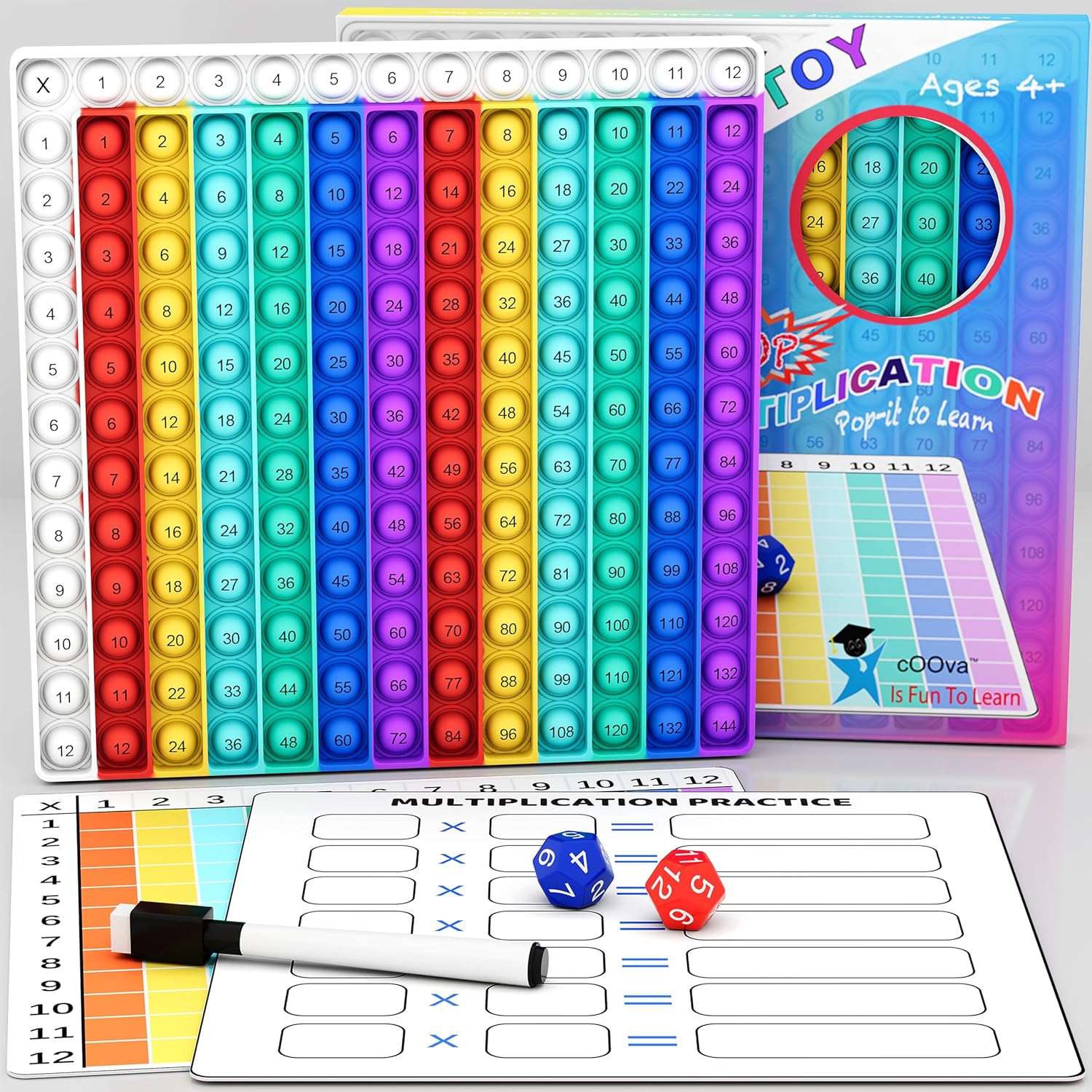 Math Games for Kids - Flash Cards for Kids - Pop it Practice with Addition, Subtraction, Multiplication Division - Ideal for Math Learning and Skill Building. Math Games for Kids - Flash Cards for Kids - Pop it Practice with Addition, Subtraction, Multiplication Division - Ideal for Math Learning and Skill Building.